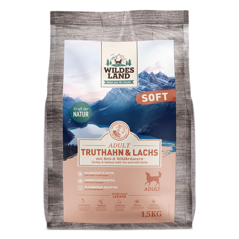 Wildes Land | Truthahn und Lachs mit Reis Soft-PetsFinest