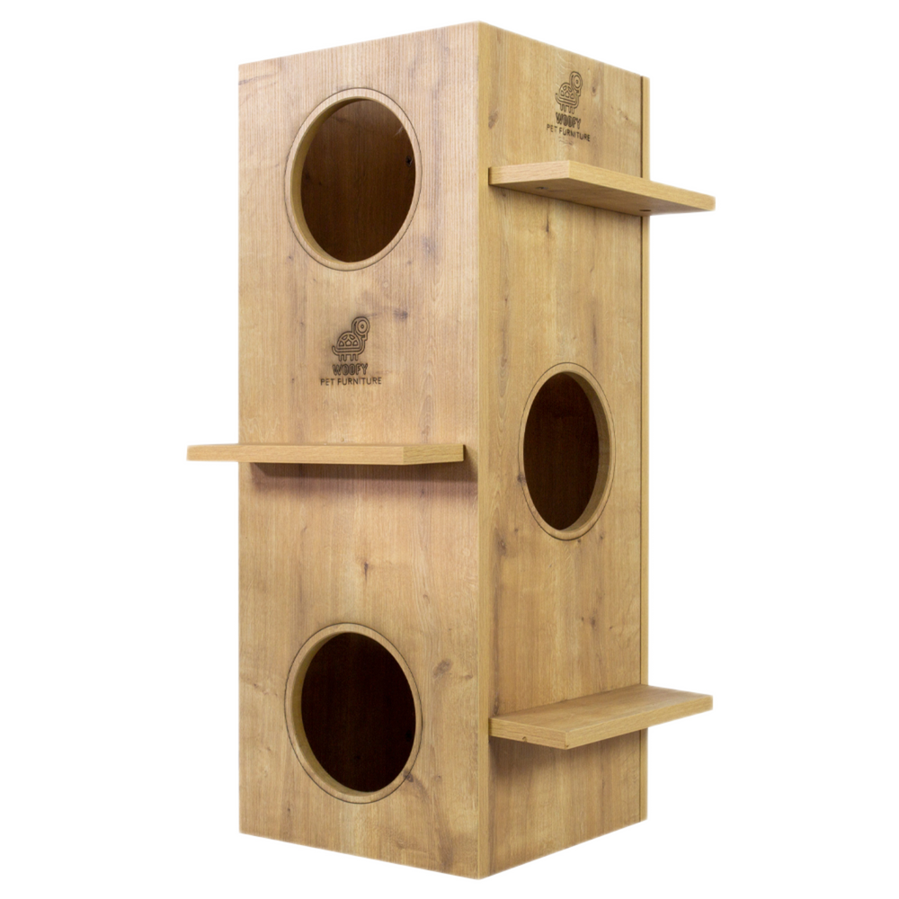 Woofy Pet | Catsy | 3-stöckiger Katzenturm-PetsFinest
