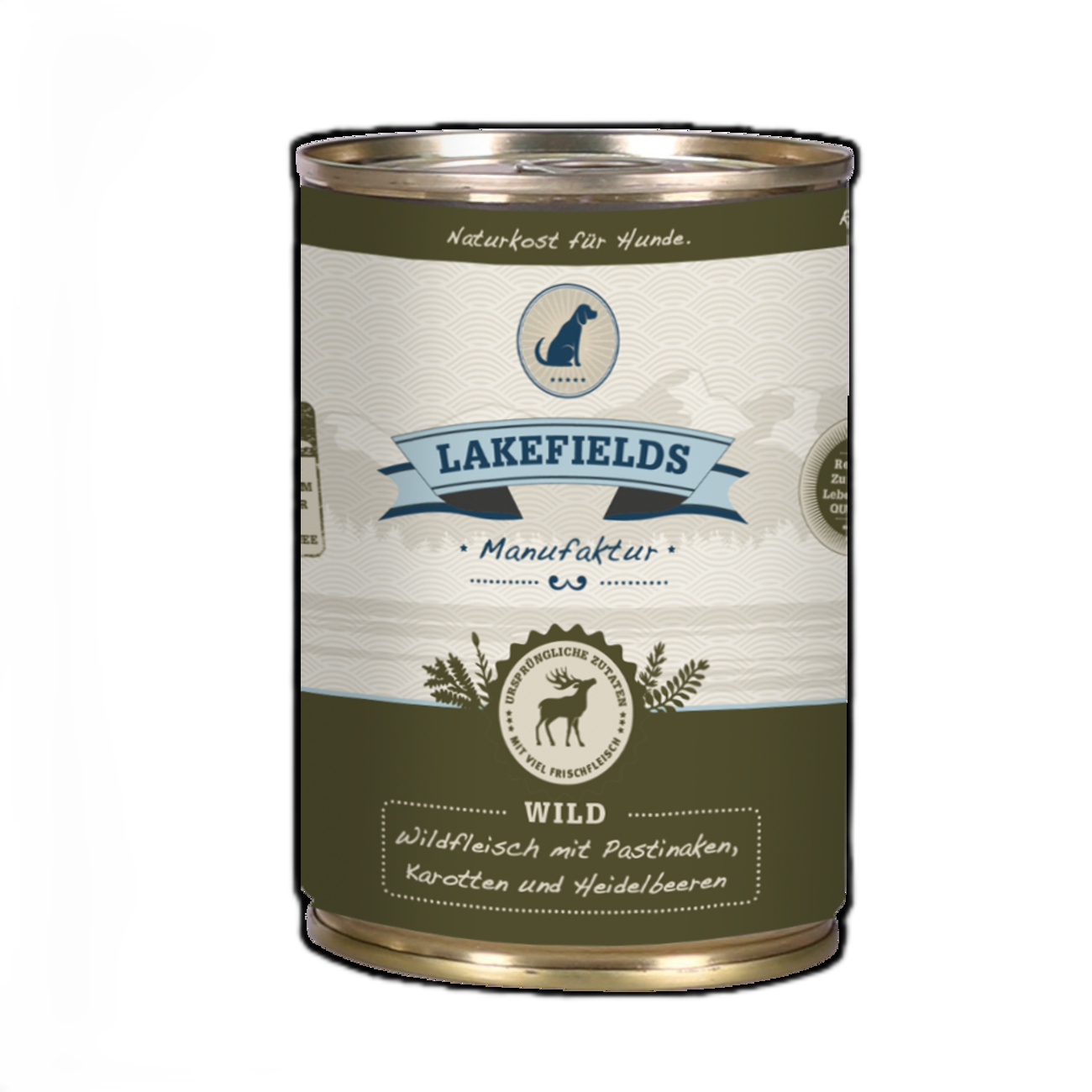 Lakefields | Wildfleisch mit Pastinaken, Karotten und Heidelbeeren-PetsFinest