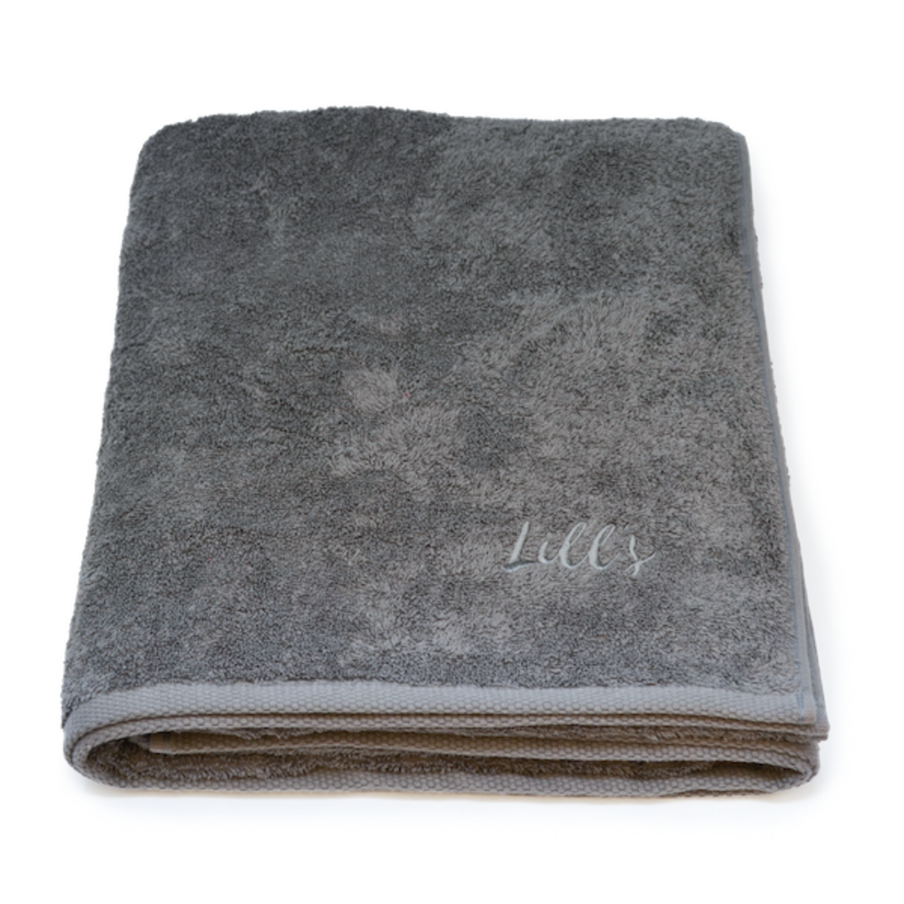 Lill's | Hundehandtuch aus Bio-Baumwolle "Stone Grey"-PetsFinest