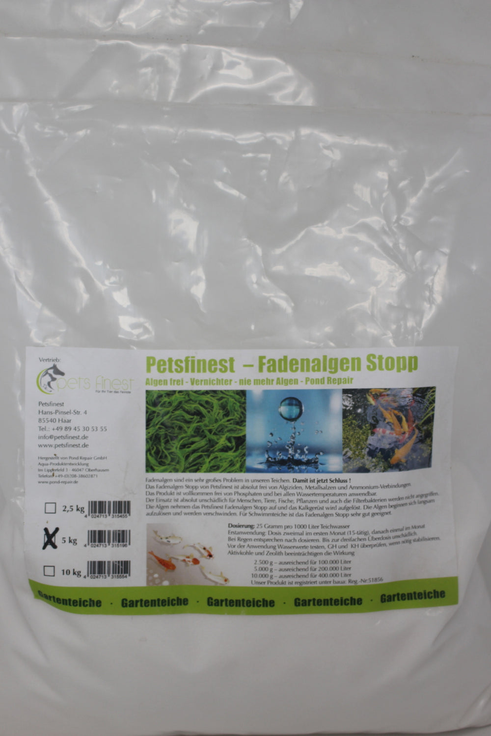 PetsFinest | Fadenalgen Stopp 5 kg-PetsFinest