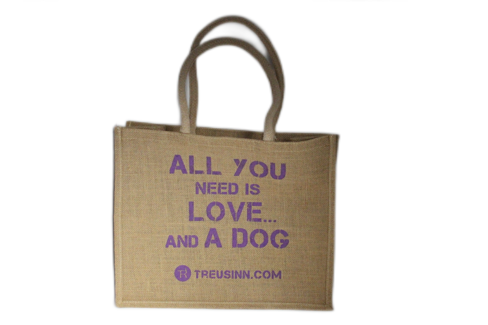Treusinn | Shopper JUTE All you need | Lila-PetsFinest