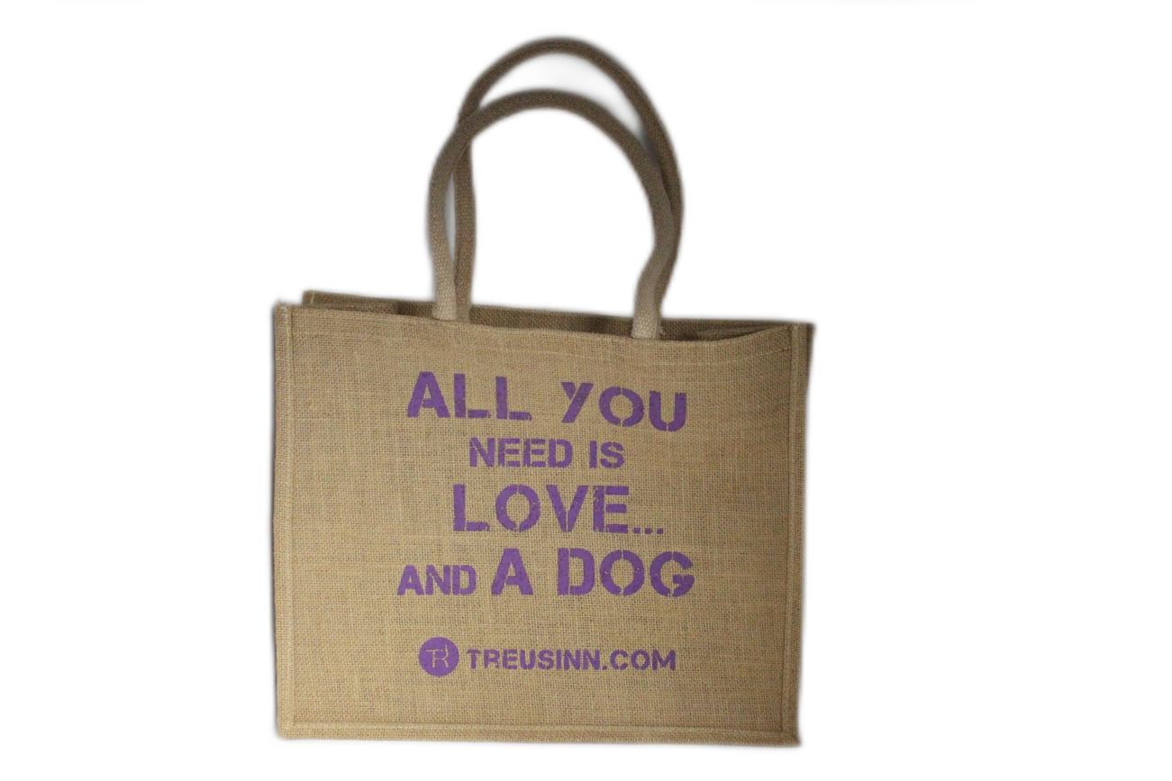 Treusinn | Shopper JUTE All you need | Lila-PetsFinest