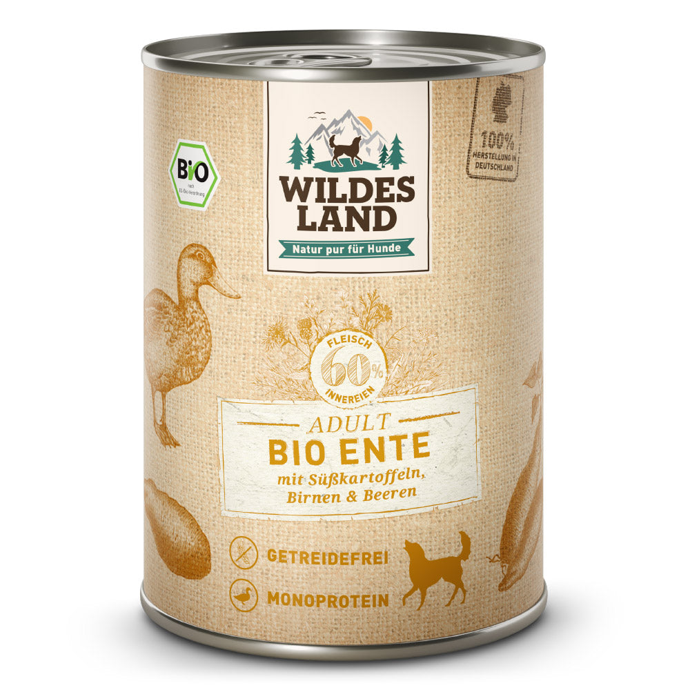Wildes Land | BIO Ente mit Süßkartoffeln-PetsFinest