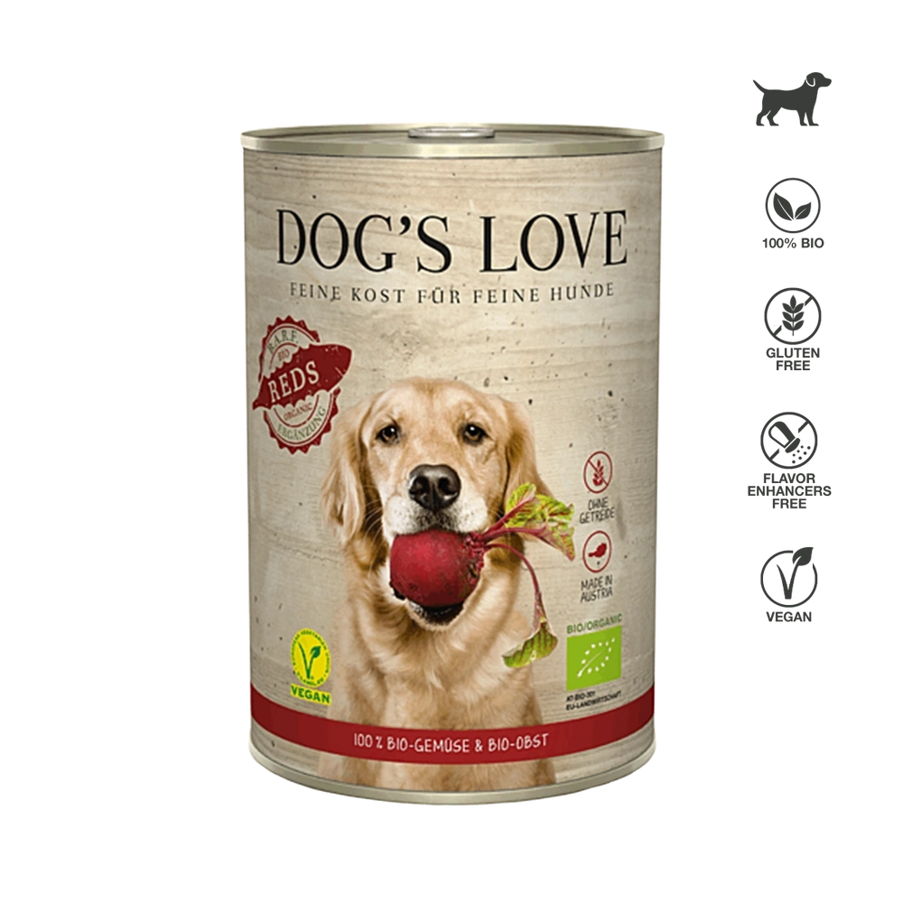 DOG'S LOVE | ORGANIC Reds Vegan