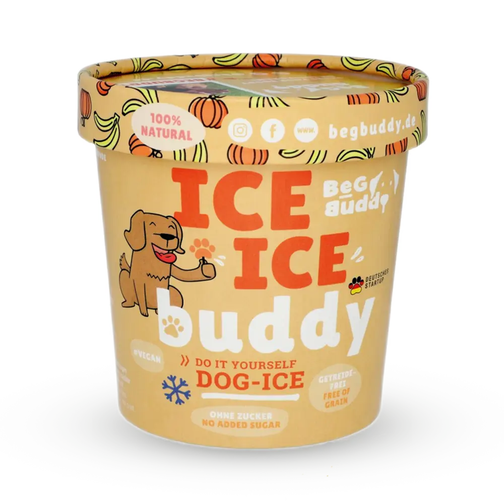 Beg Buddy | Dog ice cream powder banana pumpkin 66g 