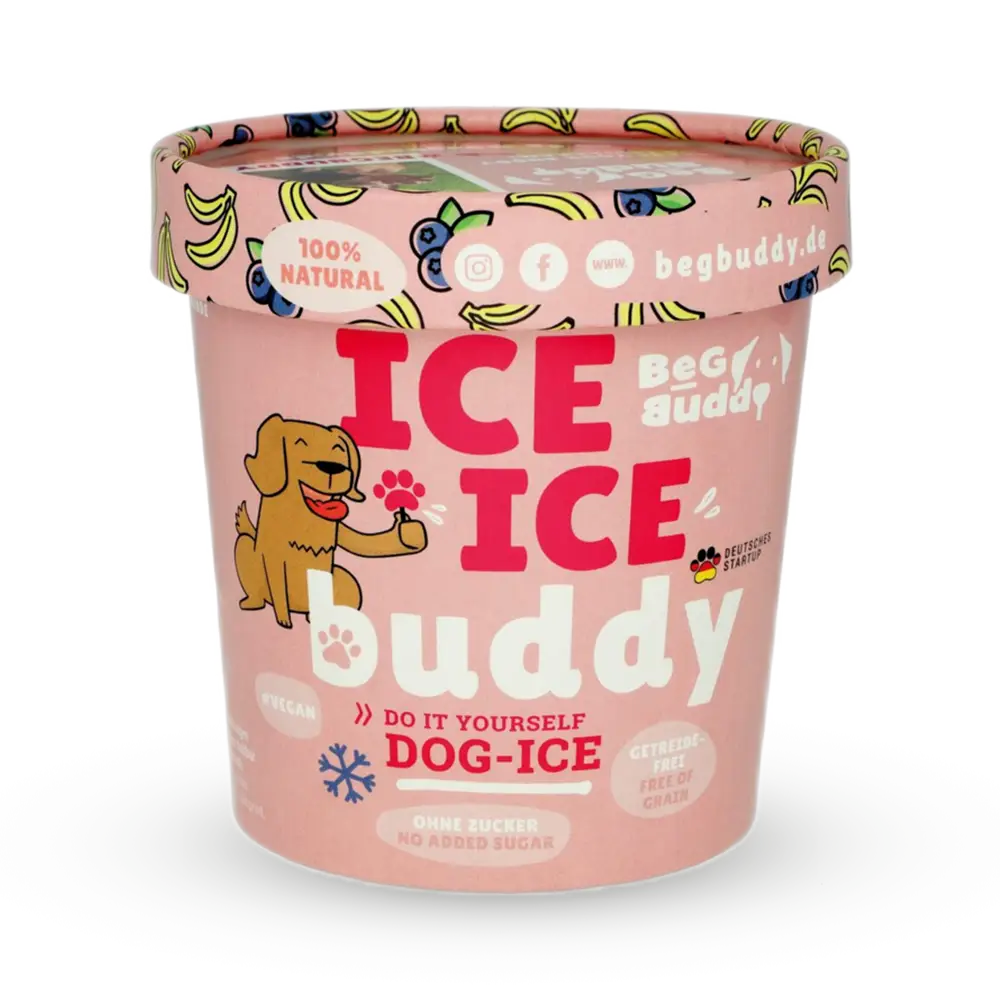 Beg Buddy | Dog Ice Cream Powder Blueberry Banana 66g 