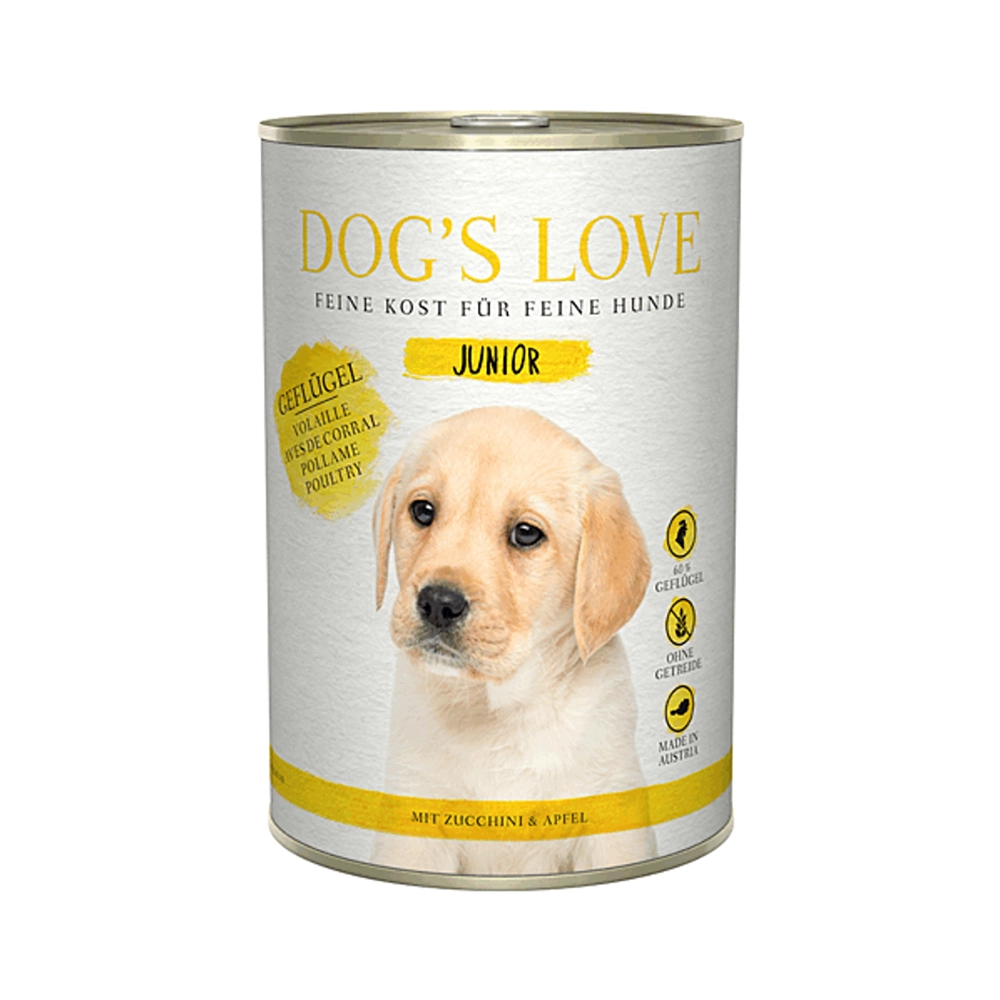 DOG'S LOVE | JUNIOR Geflügel-PetsFinest
