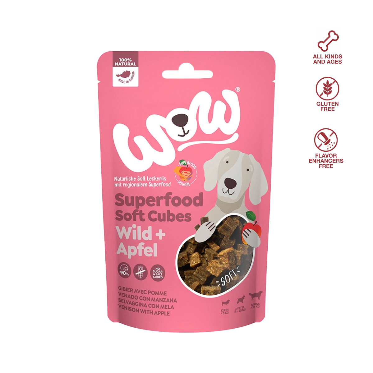 WOW | Soft Cubes Wild mit Apfel-PetsFinest