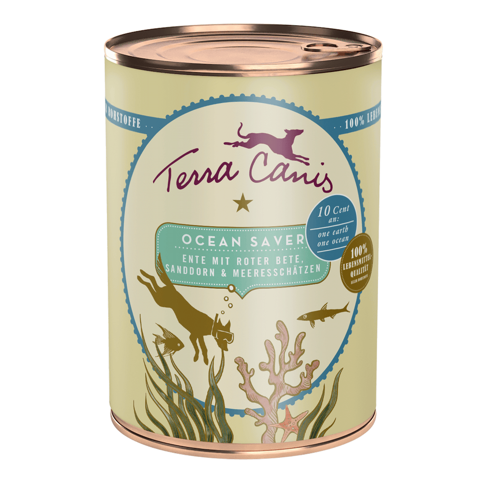 Terra Canis | Ocean Saver - Ente mit roter Beete Sanddorn & Meeresschätzen-PetsFinest