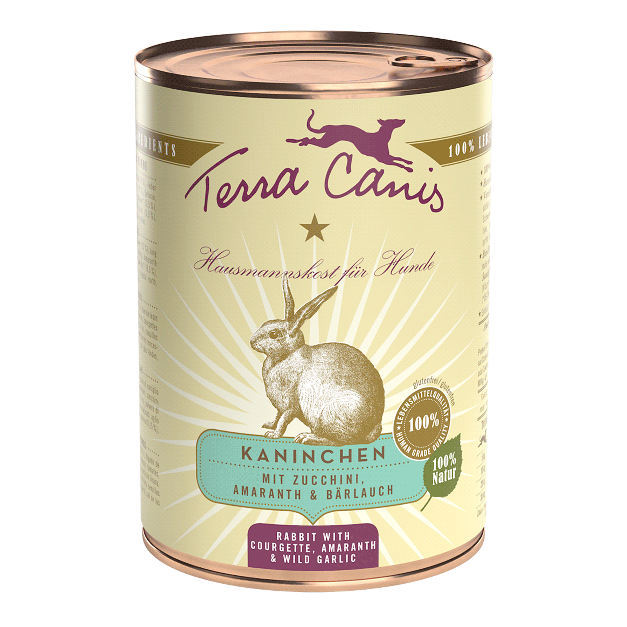 Terra Canis | Rabbit with Zucchini Amaranth &amp; Wild Garlic