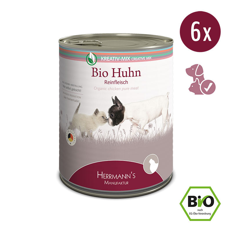 Herrmanns Reinfleisch Bio-Huhn | Rein Huhn| Dose