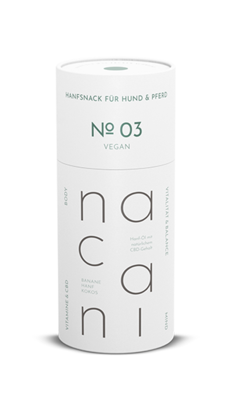 Nacani | Hanf-Leckerli vegan mit natürlichem CBD-Anteil-PetsFinest