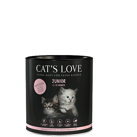 CAT'S LOVE | TROCKEN JUNIOR Geflügel-PetsFinest