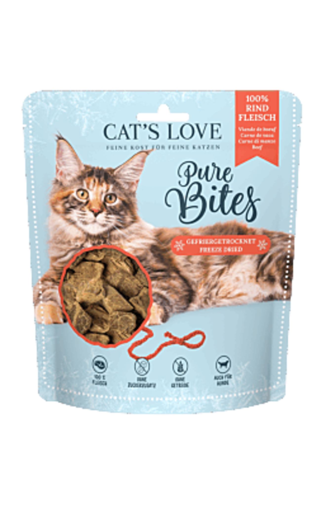 CAT'S LOVE | Pure Bites Rindfleisch-PetsFinest