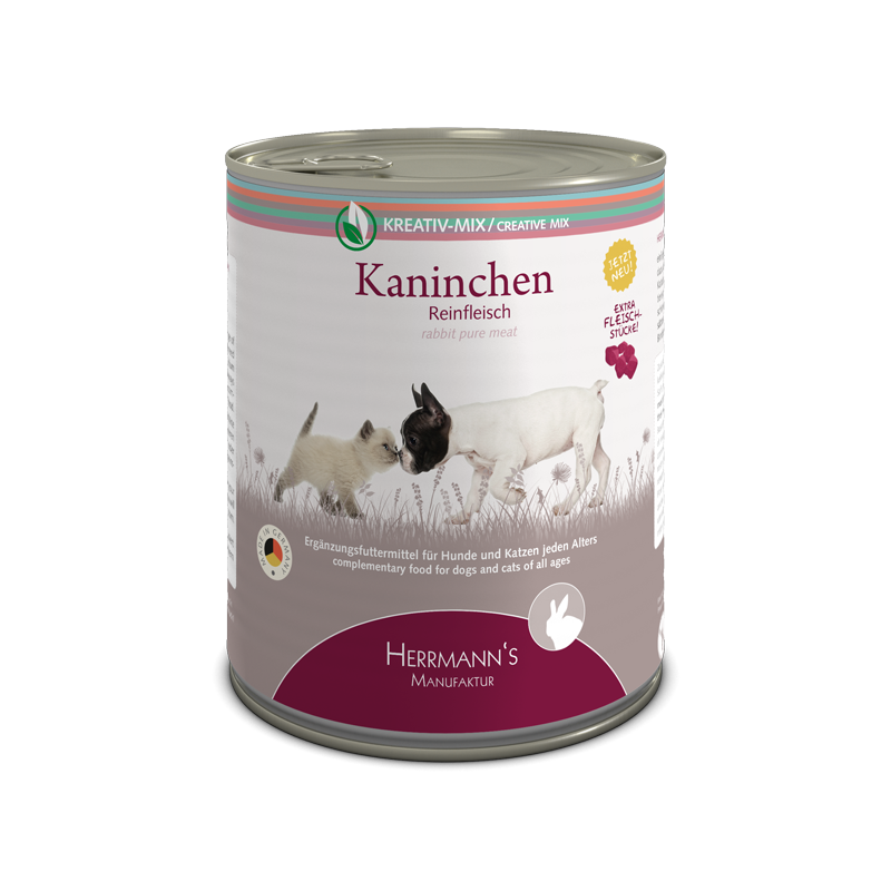 Herrmanns Reinfleisch Kaninchen | Dose-PetsFinest