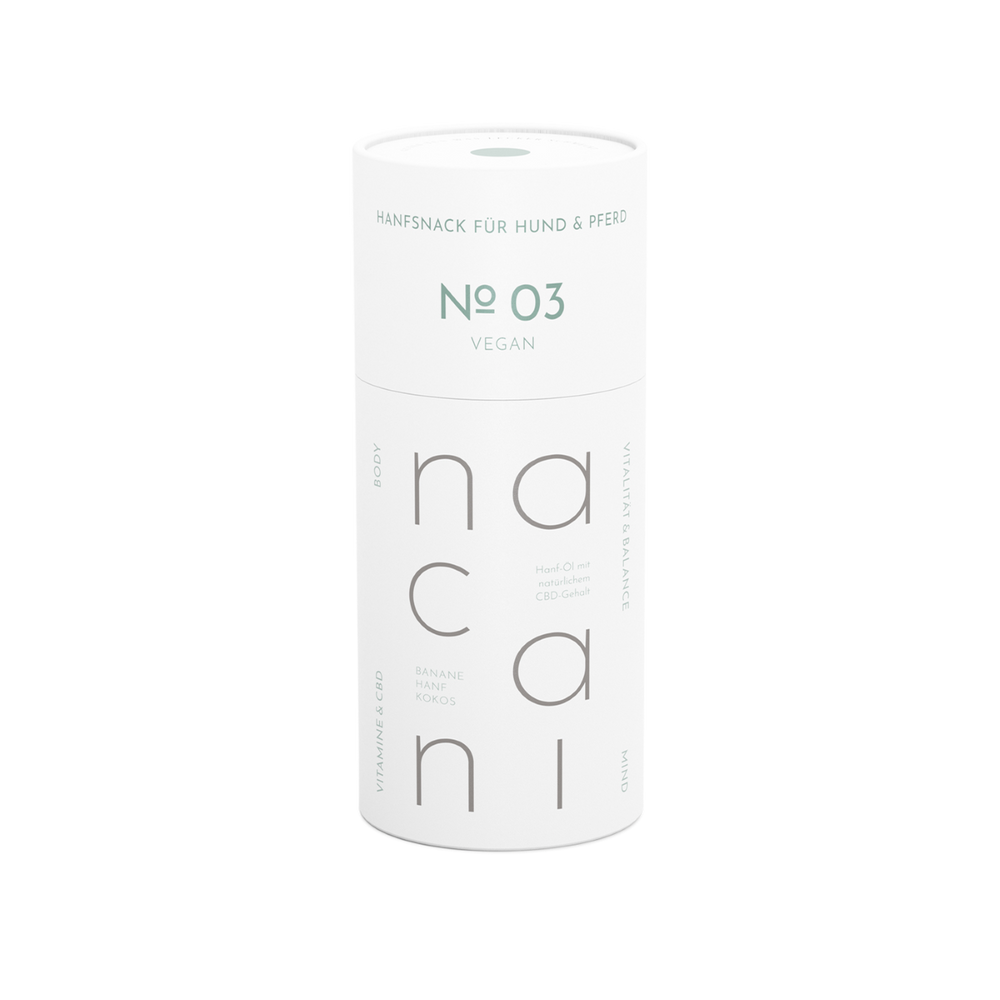 Nacani | Hanf-Leckerli vegan mit natürlichem CBD-Anteil