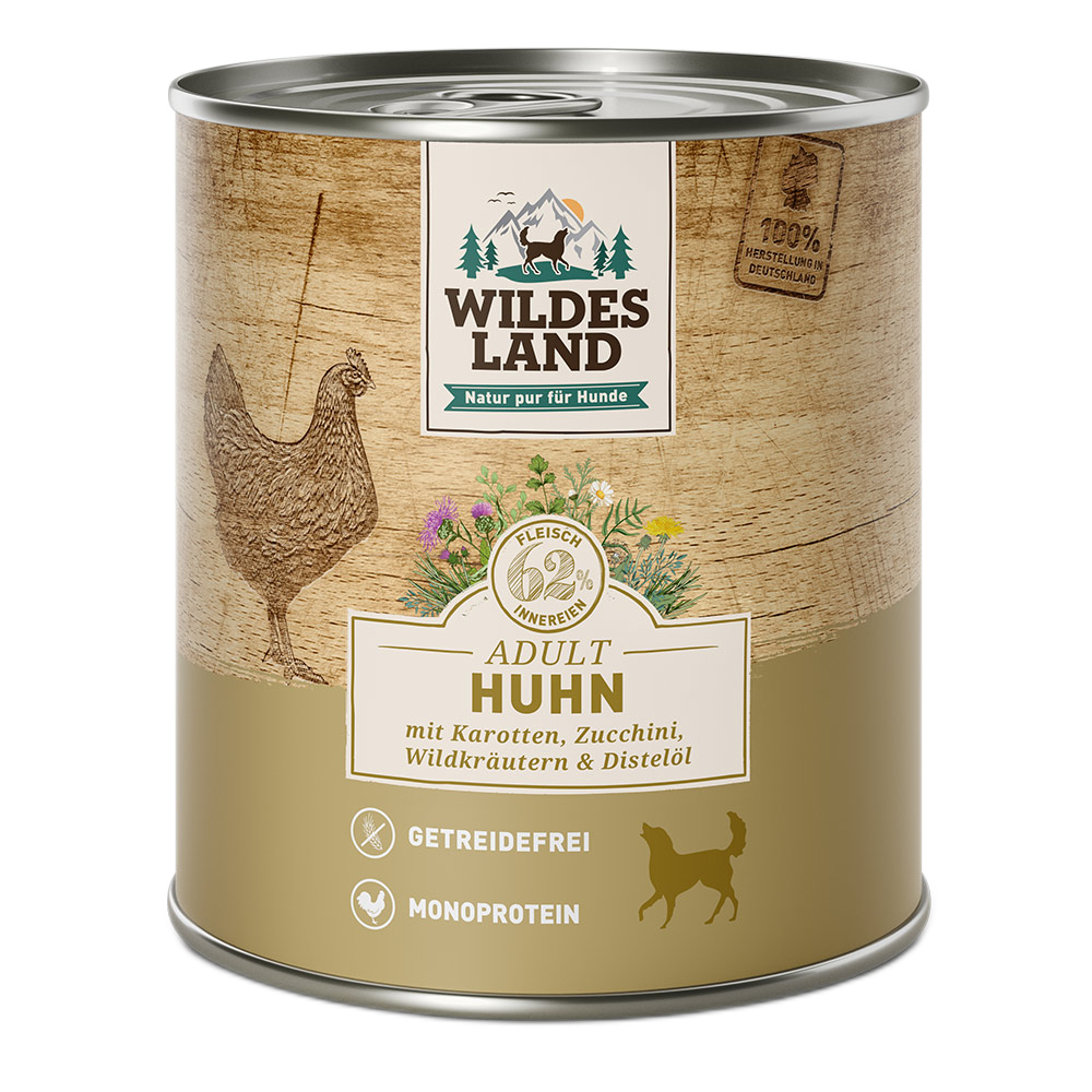 Wildes Land | Huhn mit Karotte & Zucchini-PetsFinest