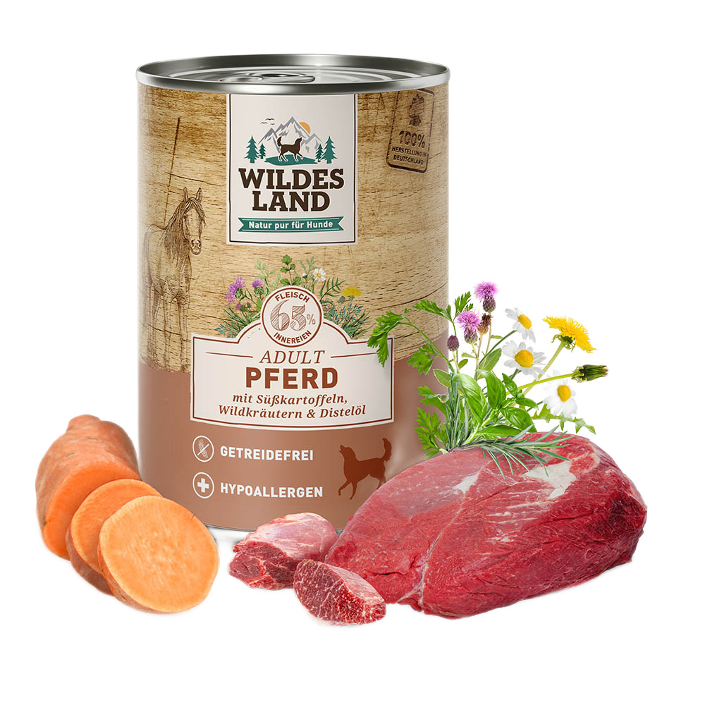 Wildes Land | Pferd mit Süßkartoffeln-PetsFinest