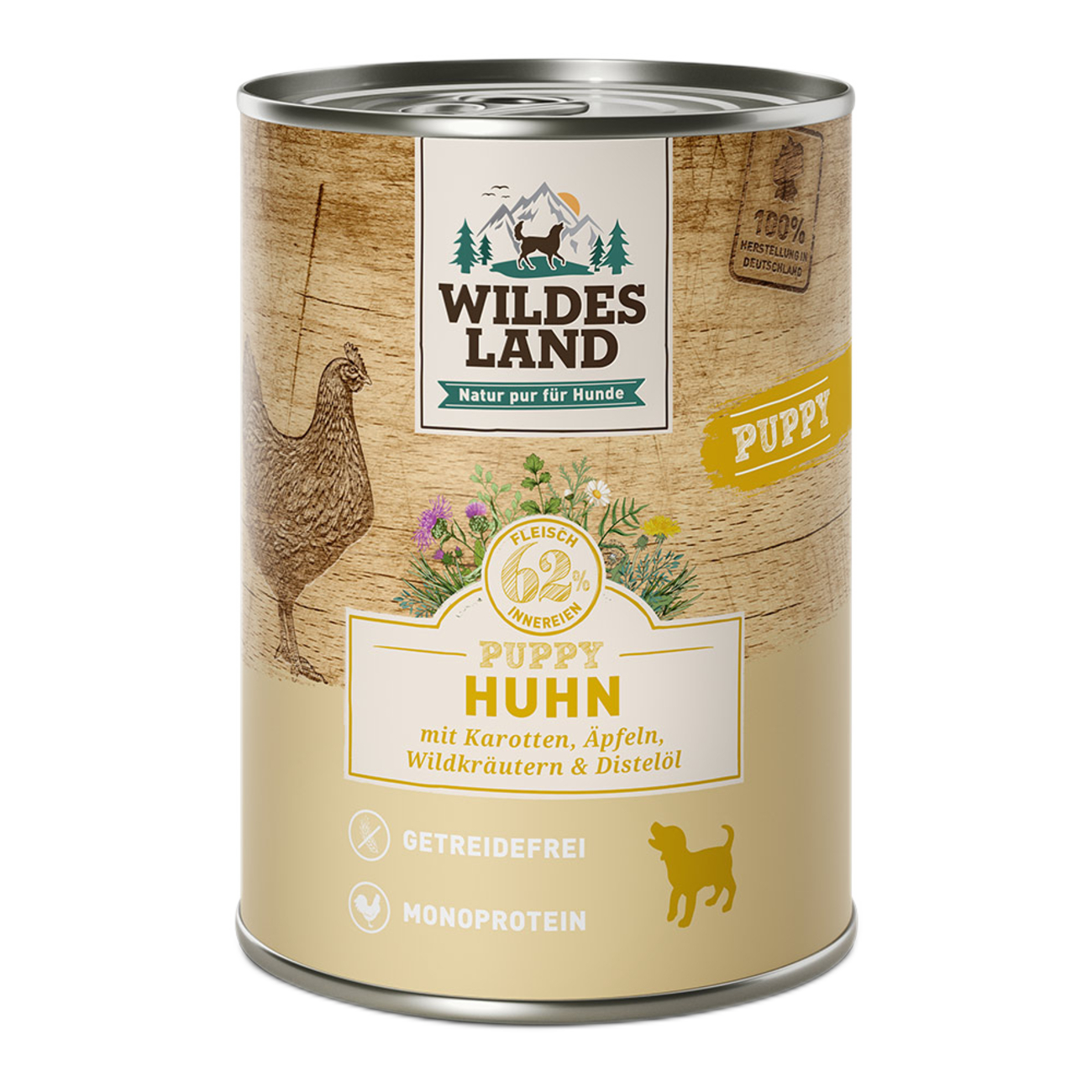 Wildes Land | Puppy Huhn Karotten & Äpfeln-PetsFinest