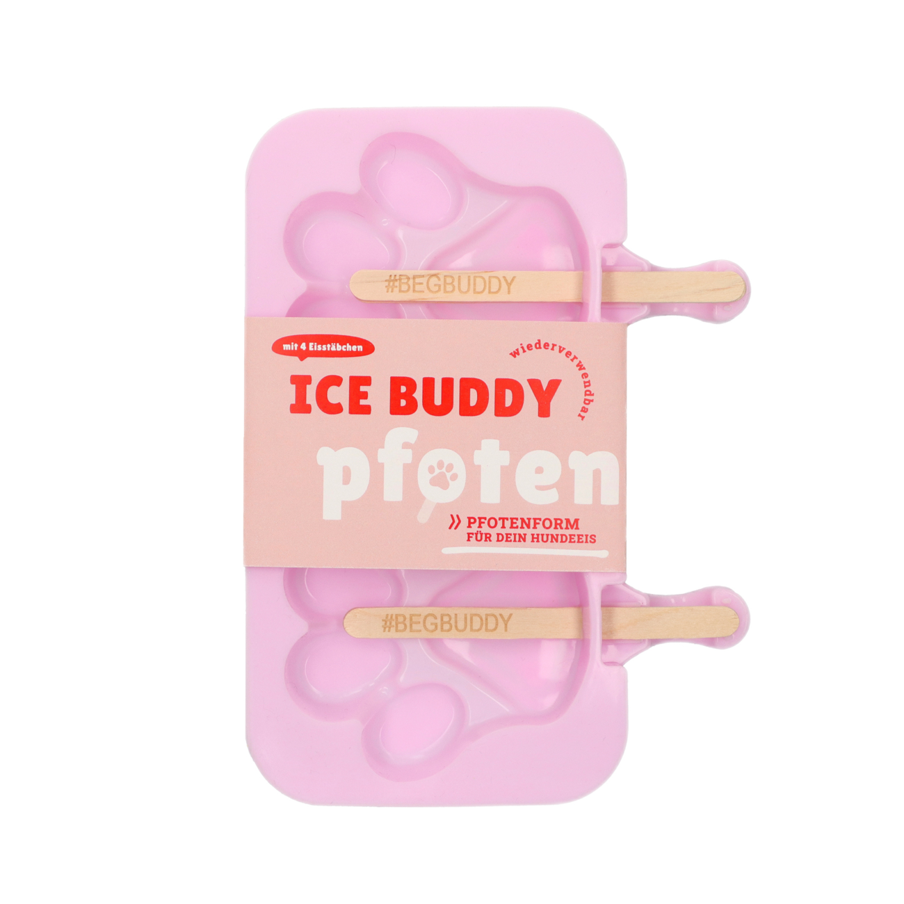 Beg Buddy | Dog ice cream 2 paw shape 