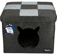 Let's sleep Pet | Katze | Cube | helles/dunkelgrau-PetsFinest