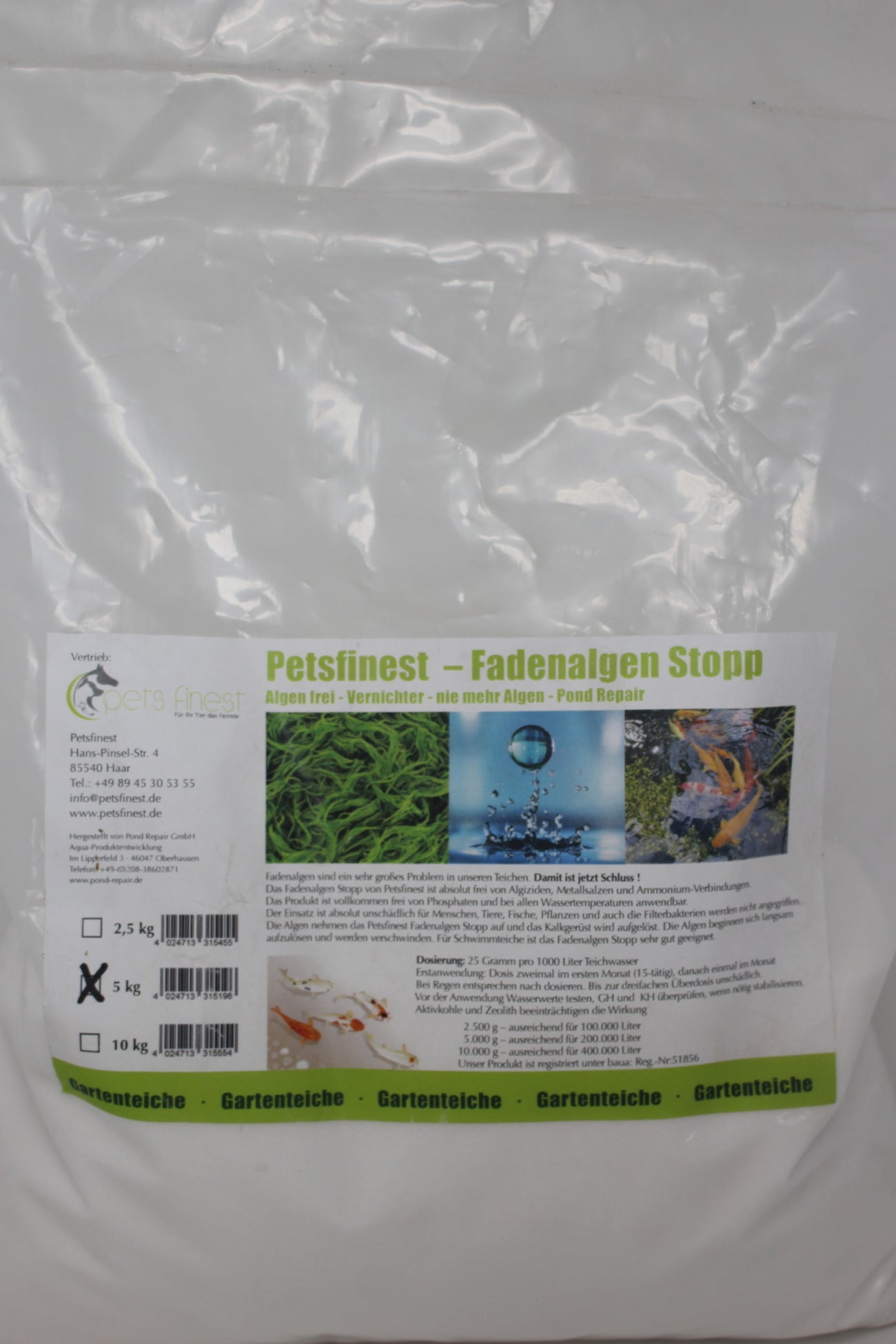 PetsFinest | Fadenalgen Stopp 5 kg-PetsFinest