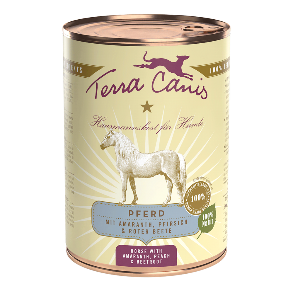 Terra Canis | Pferd mit Amaranth Pfirsich & Roter Beete-PetsFinest